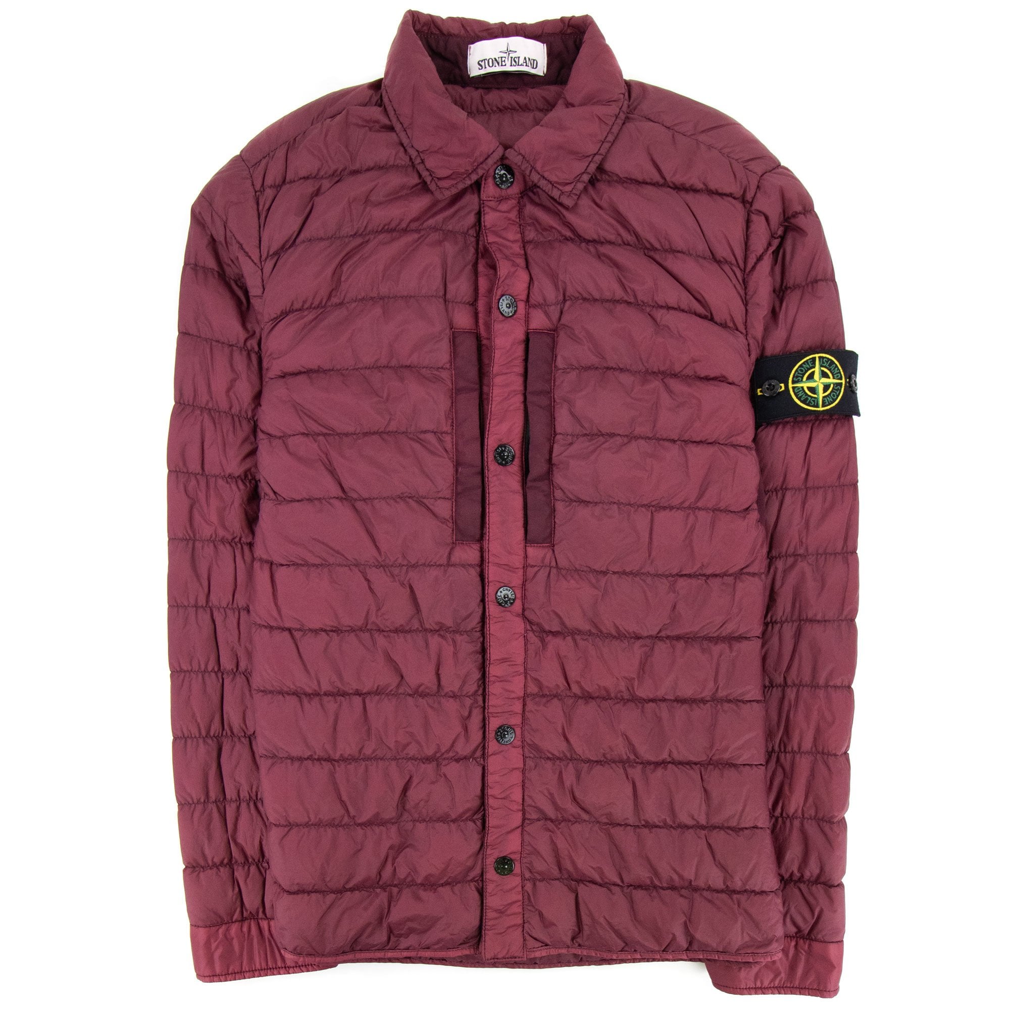 Stone Island Garment Dyed Micro Yarn Jacket Red V0012