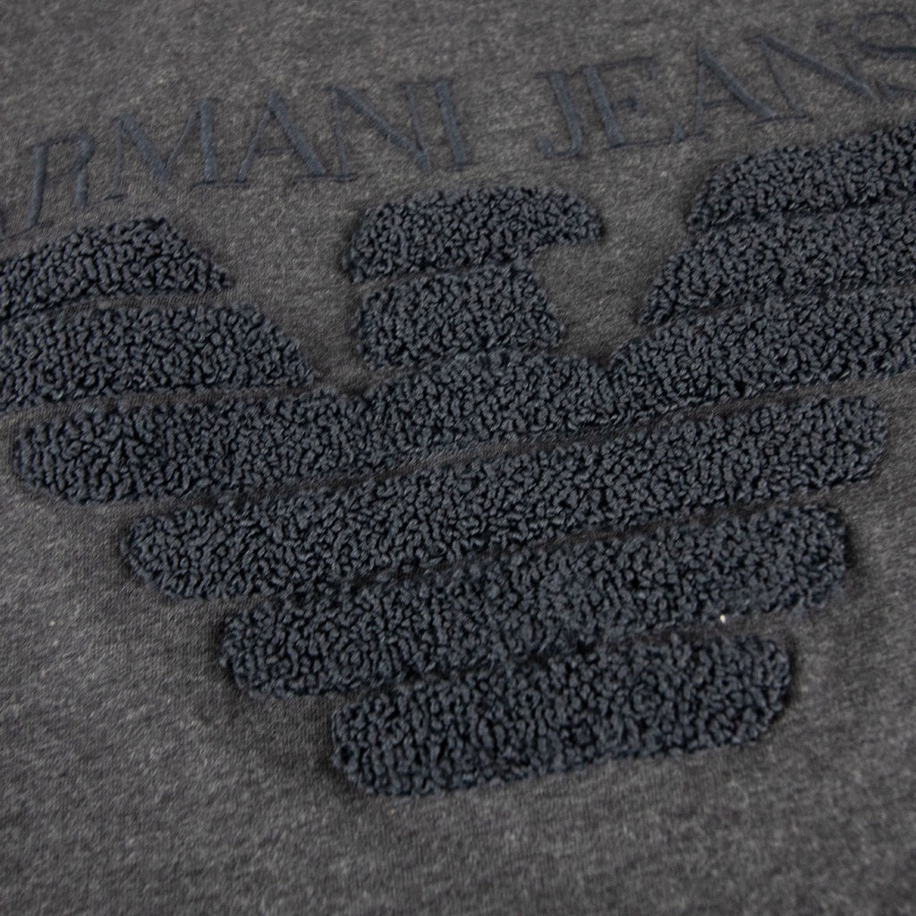 Armani Jeans Eagle Logo L/s T Shirt Grigio Grey