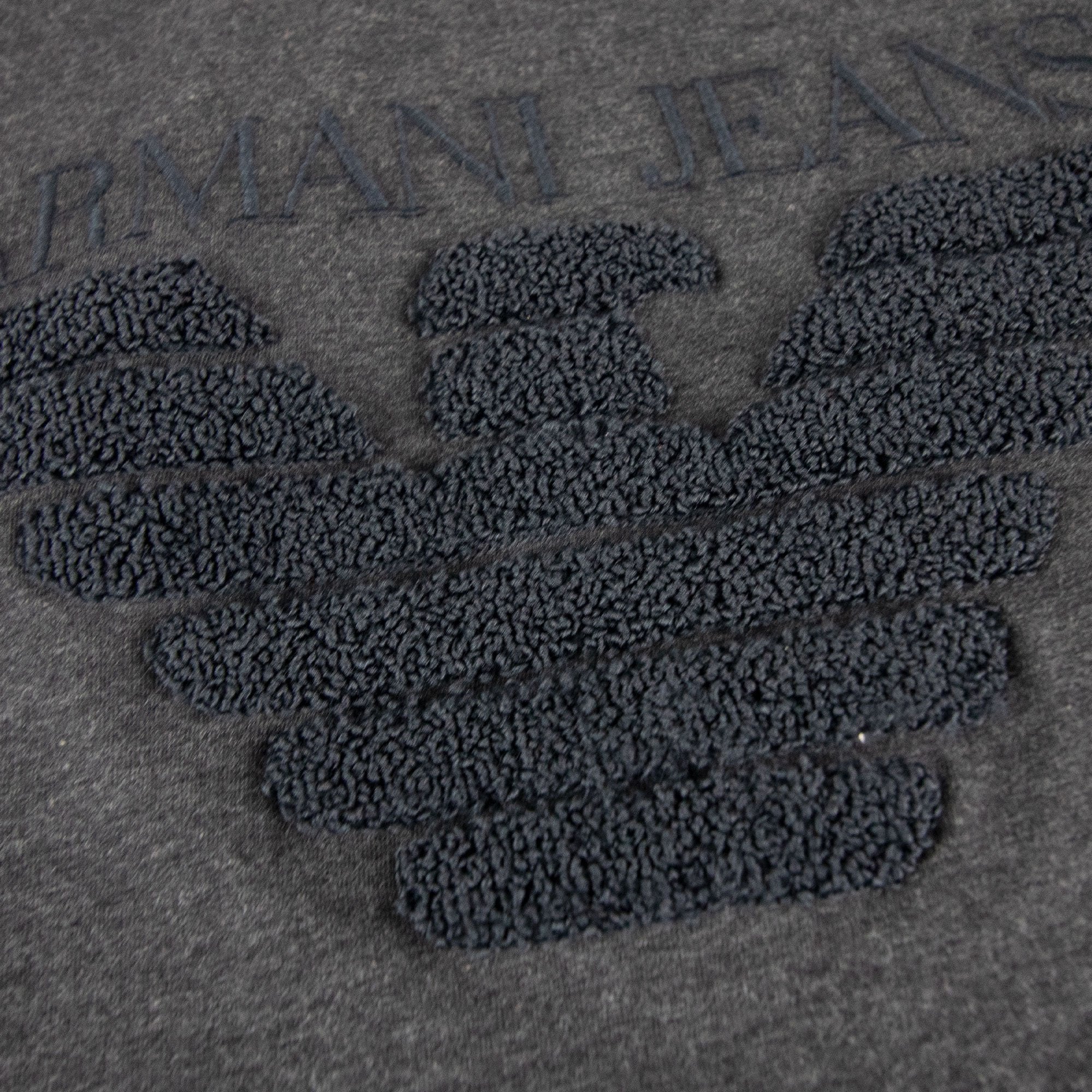Armani Jeans Eagle Logo L/s T Shirt Grigio Grey