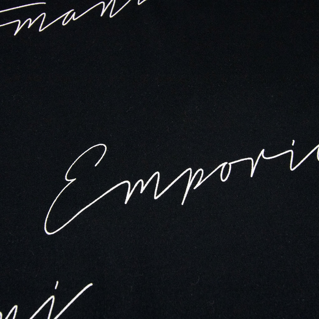 Emporio Armani Signiture Logo T Shirt Black