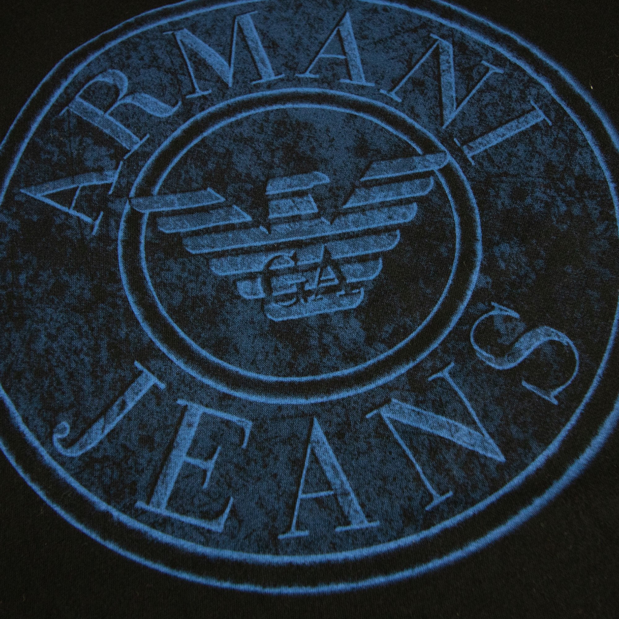 Armani Jeans Circle Logo S/s T Shirt Black