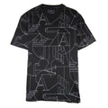 Armani Jeans Jersey Logo Print T Shirt Black