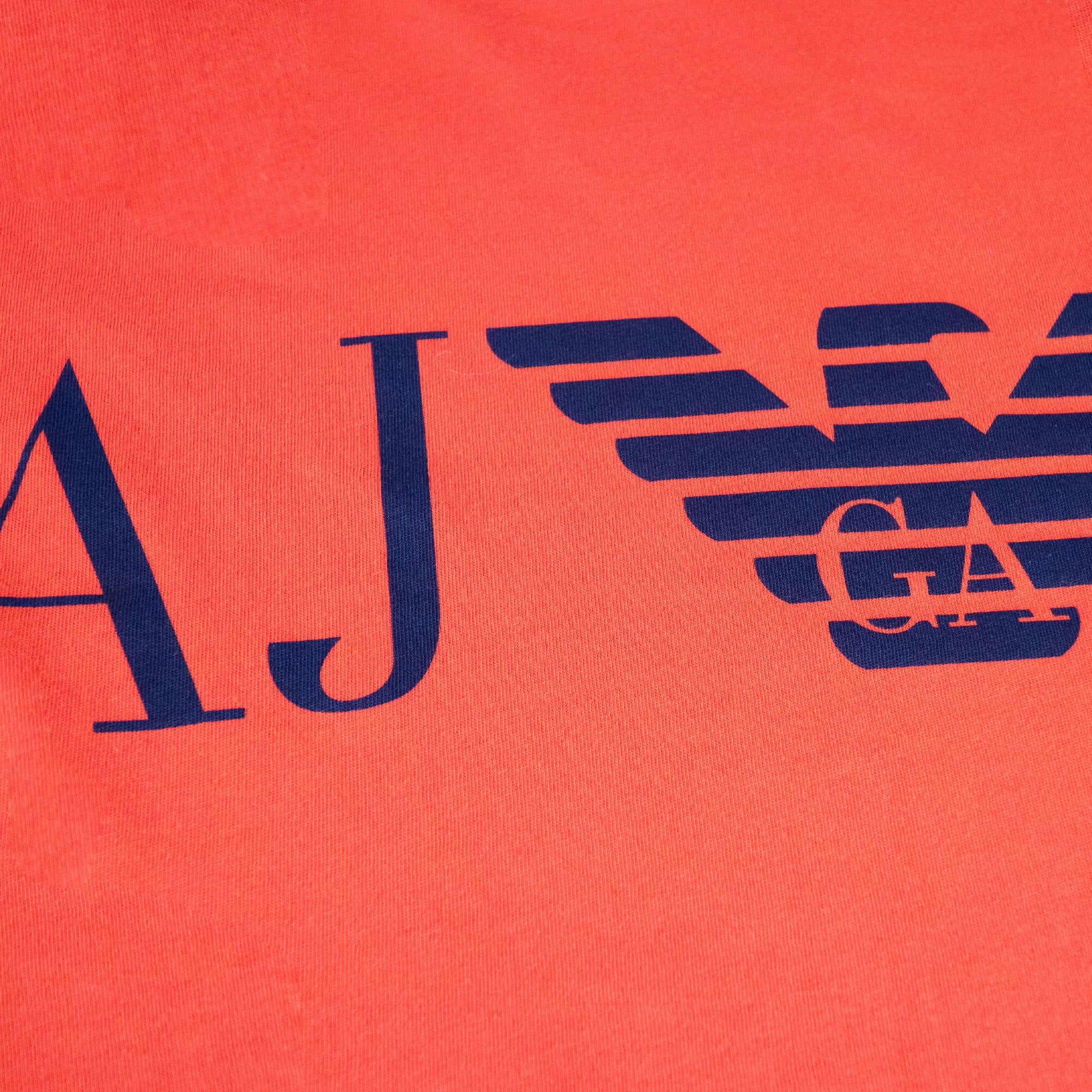 Armani Jeans Aj Eagle Logo T Shirt Rosso Red