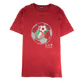 Ea7 Soccer Logo Print T Shirt Candy Re