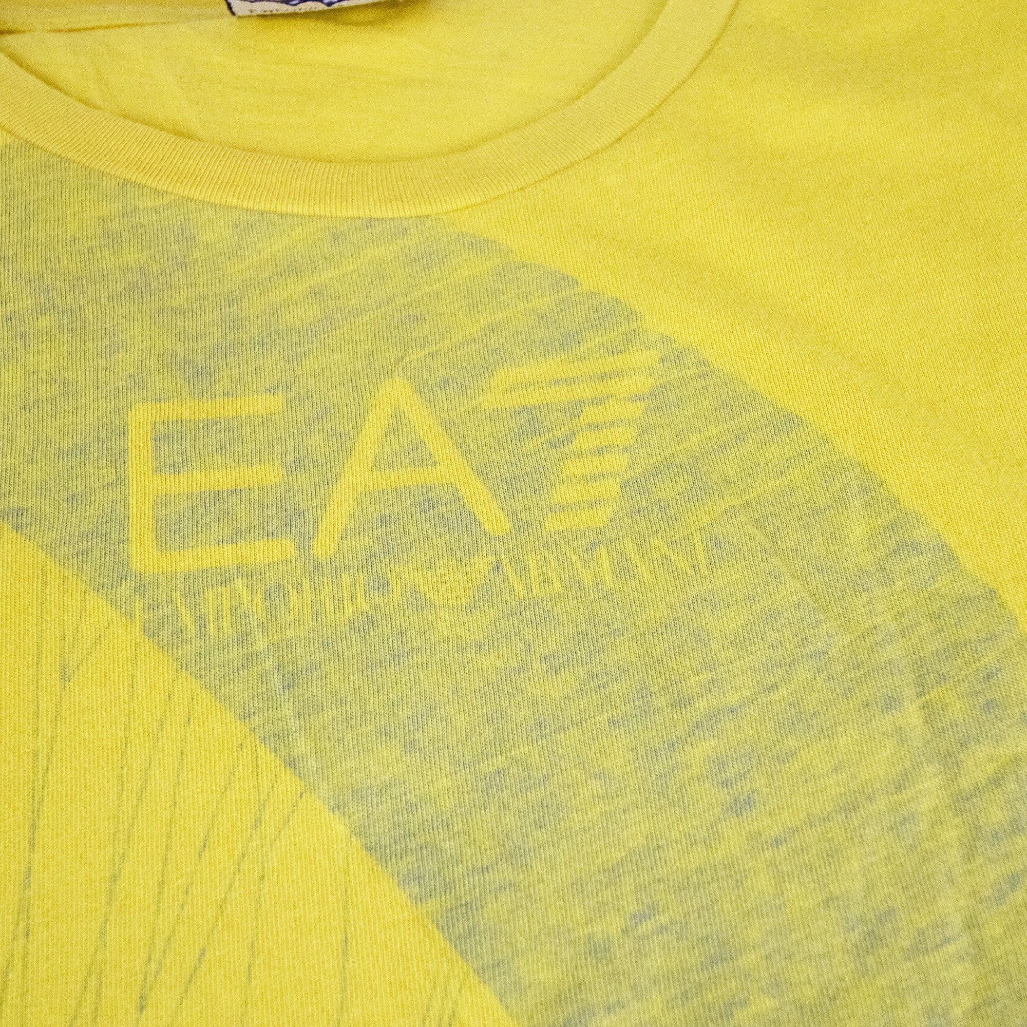 Ea7 Parashoot Print T Shirt Brass