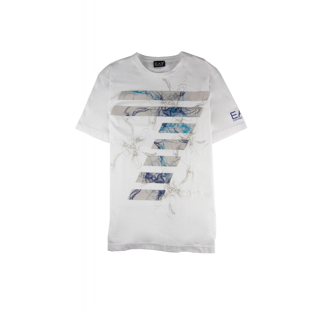 Ea7 Train Graphic Crew Neck T Shirt White