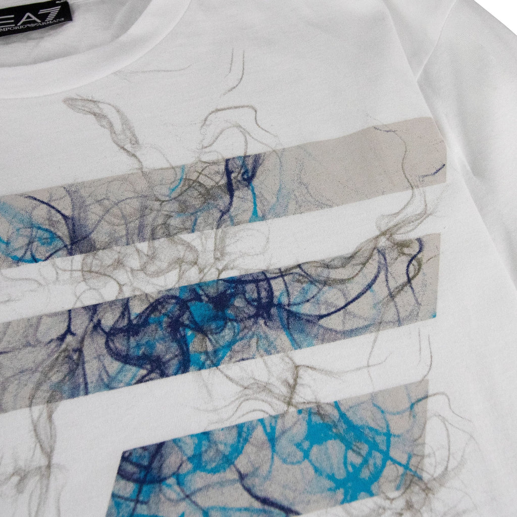 Ea7 Train Graphic Crew Neck T Shirt White