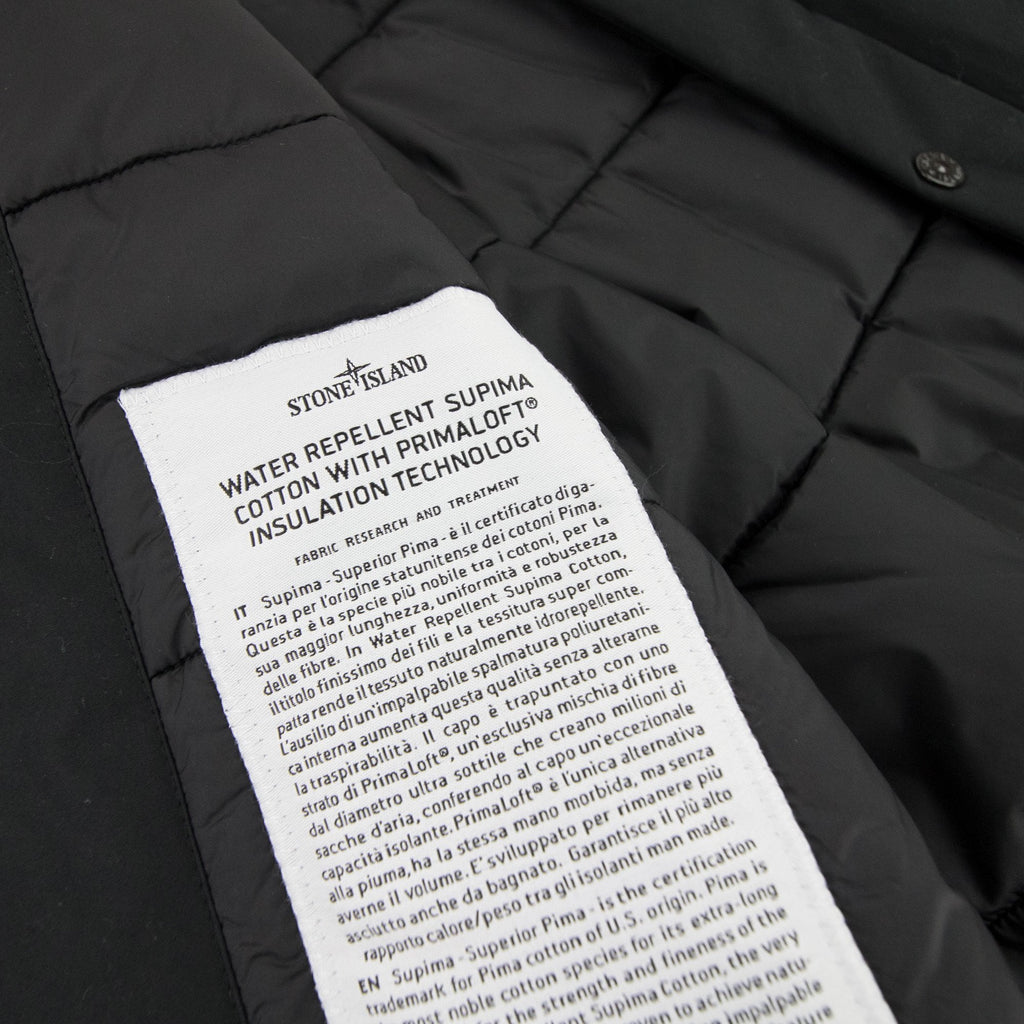 Stone Island Water Repellent Supima Parka Black
