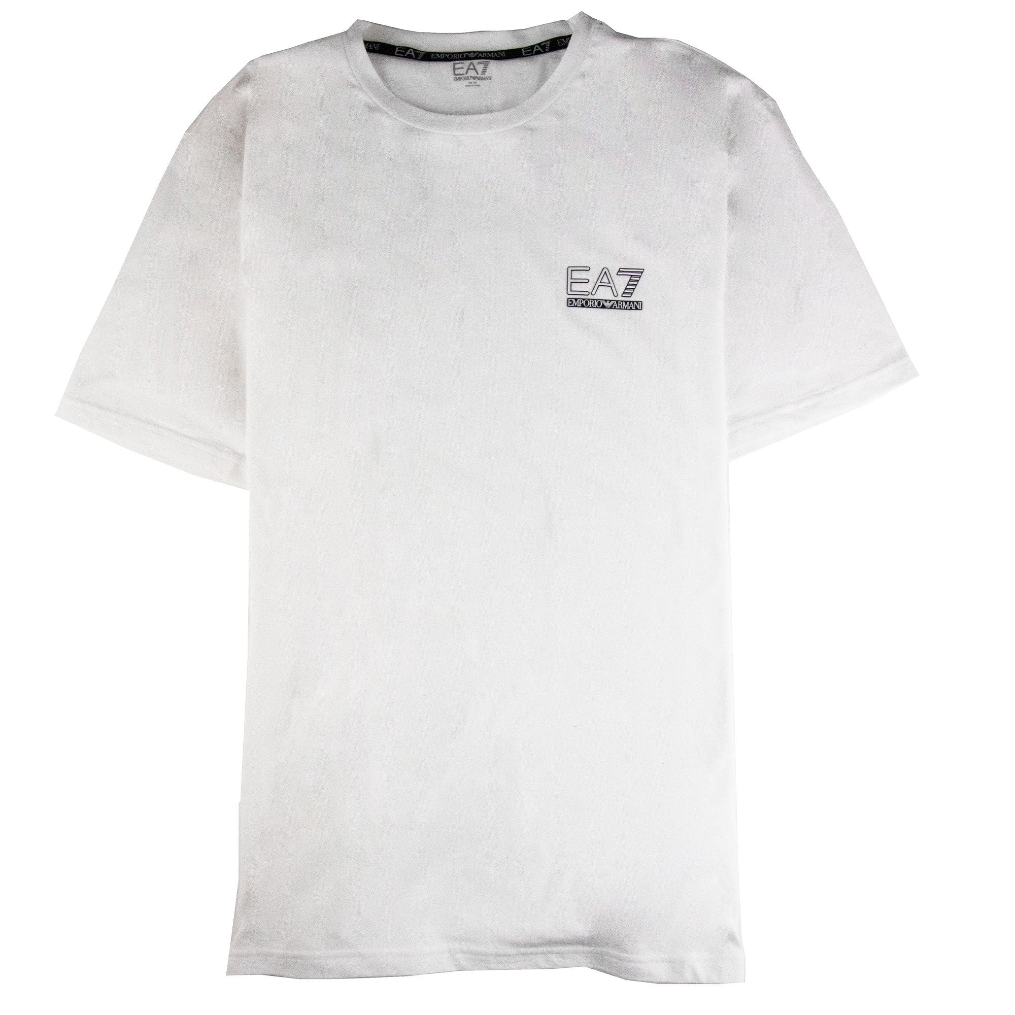 Ea7 Tee Train Evolution Short Sleeve Tshirt White