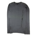 Emporio Armani Side Logo L/s T Shirt Charcoal