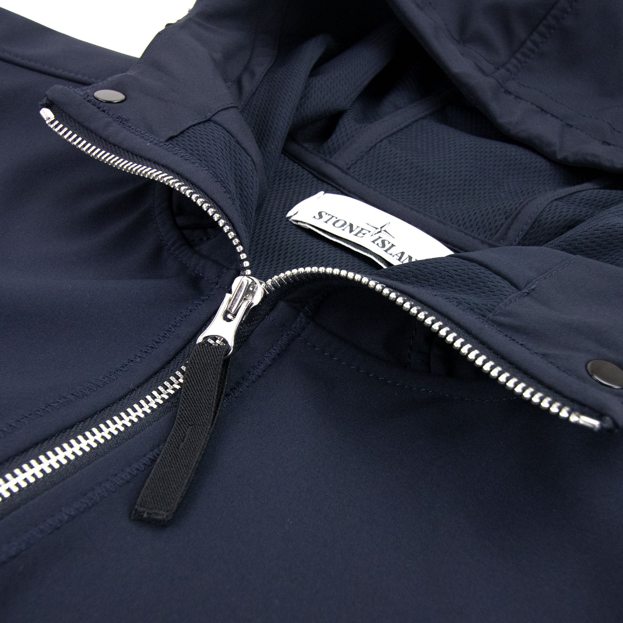 Stone Island Light Soft Shell-r Jacket Navy Blue V0020