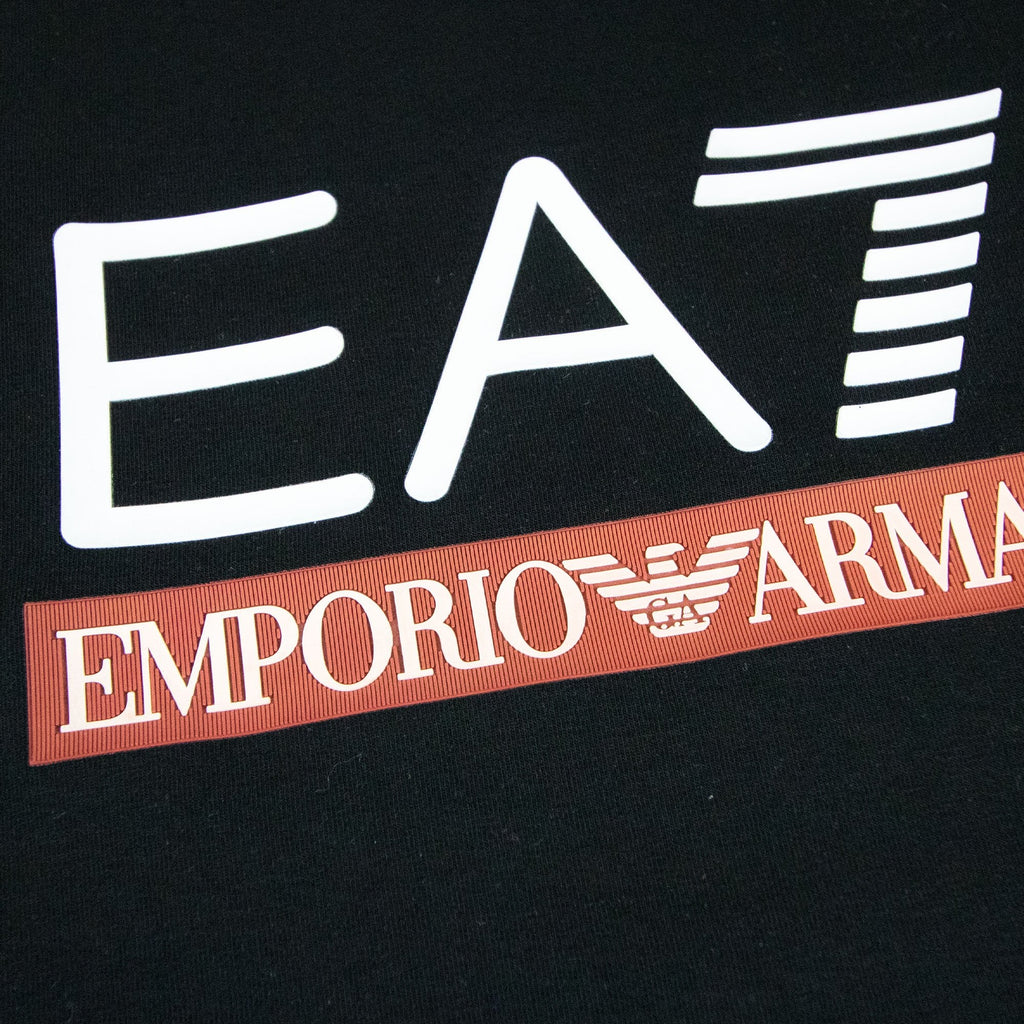 Ea7 Train Graph Large Logo Long Sleeve T-shirt Black