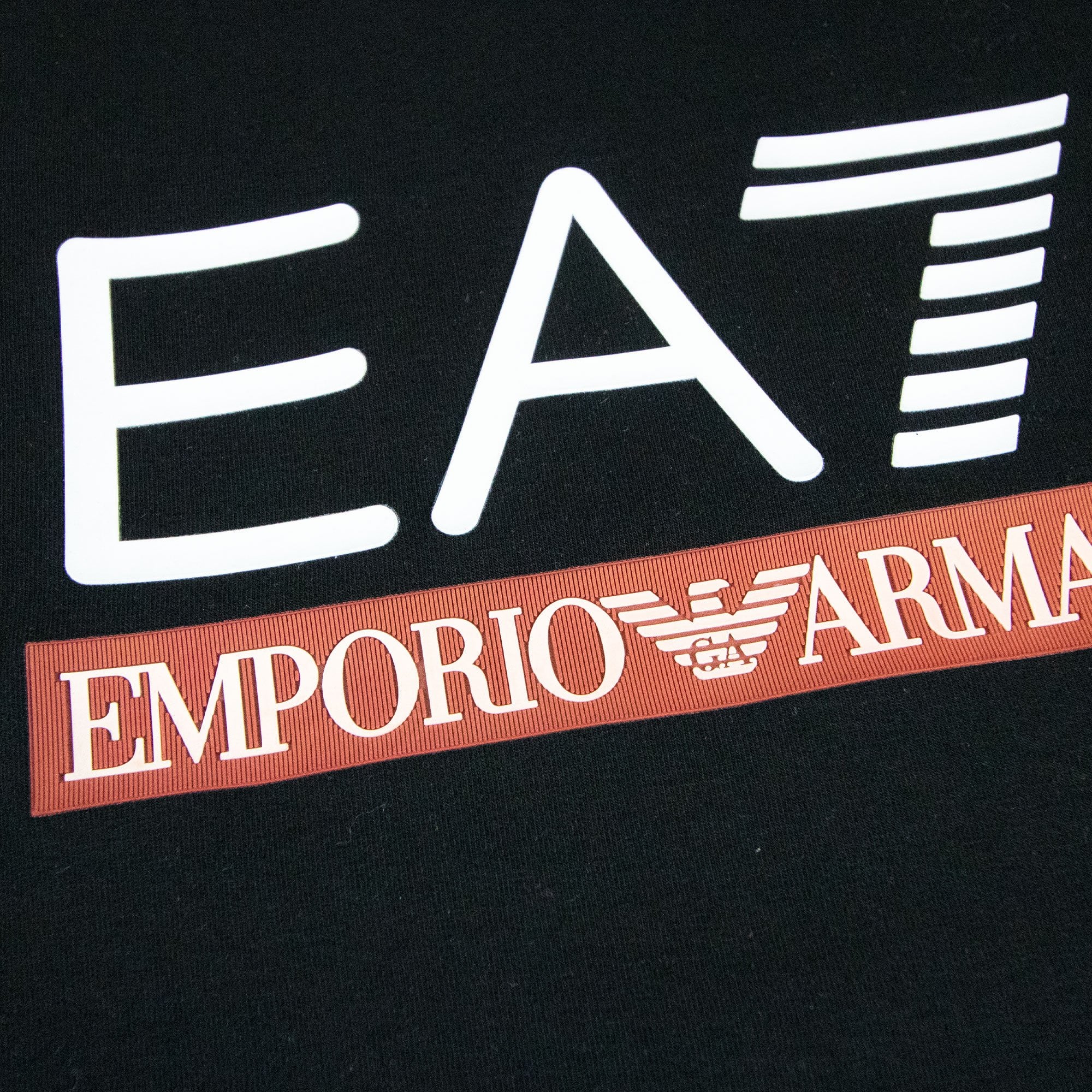 Ea7 Train Graph Large Logo Long Sleeve T-shirt Black