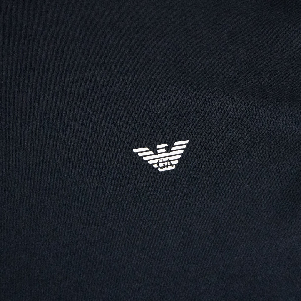 Emporio Armani Eagle Small Logo T Shirt Navy