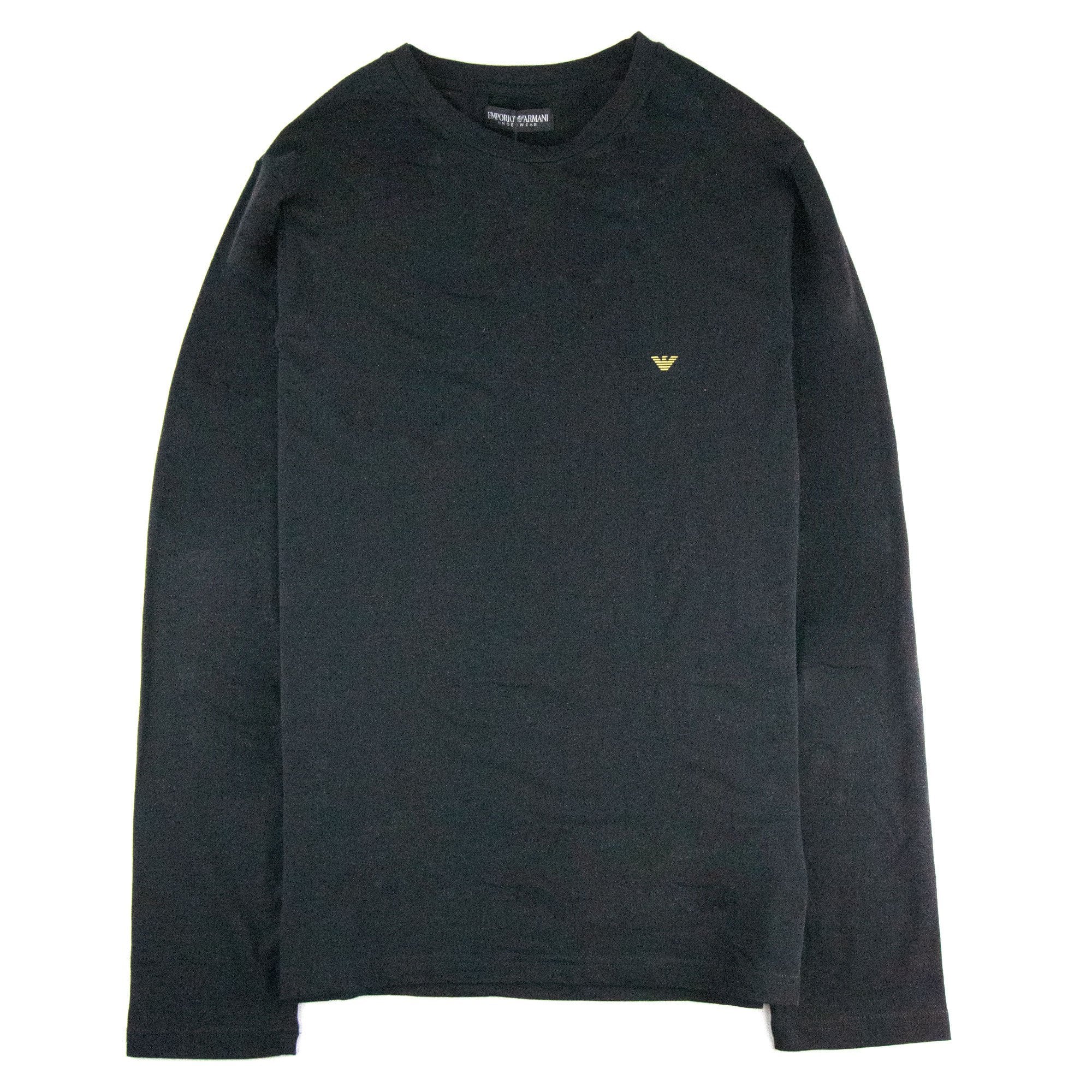 Emporio Armani Eagle Logo L/s T Shirt Black