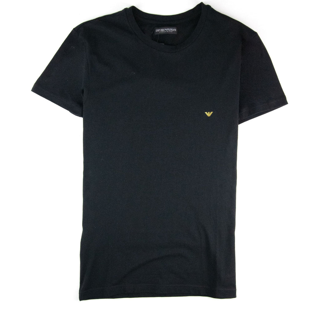 Emporio Armani Ealge Y Logo S/s T Shirt Black