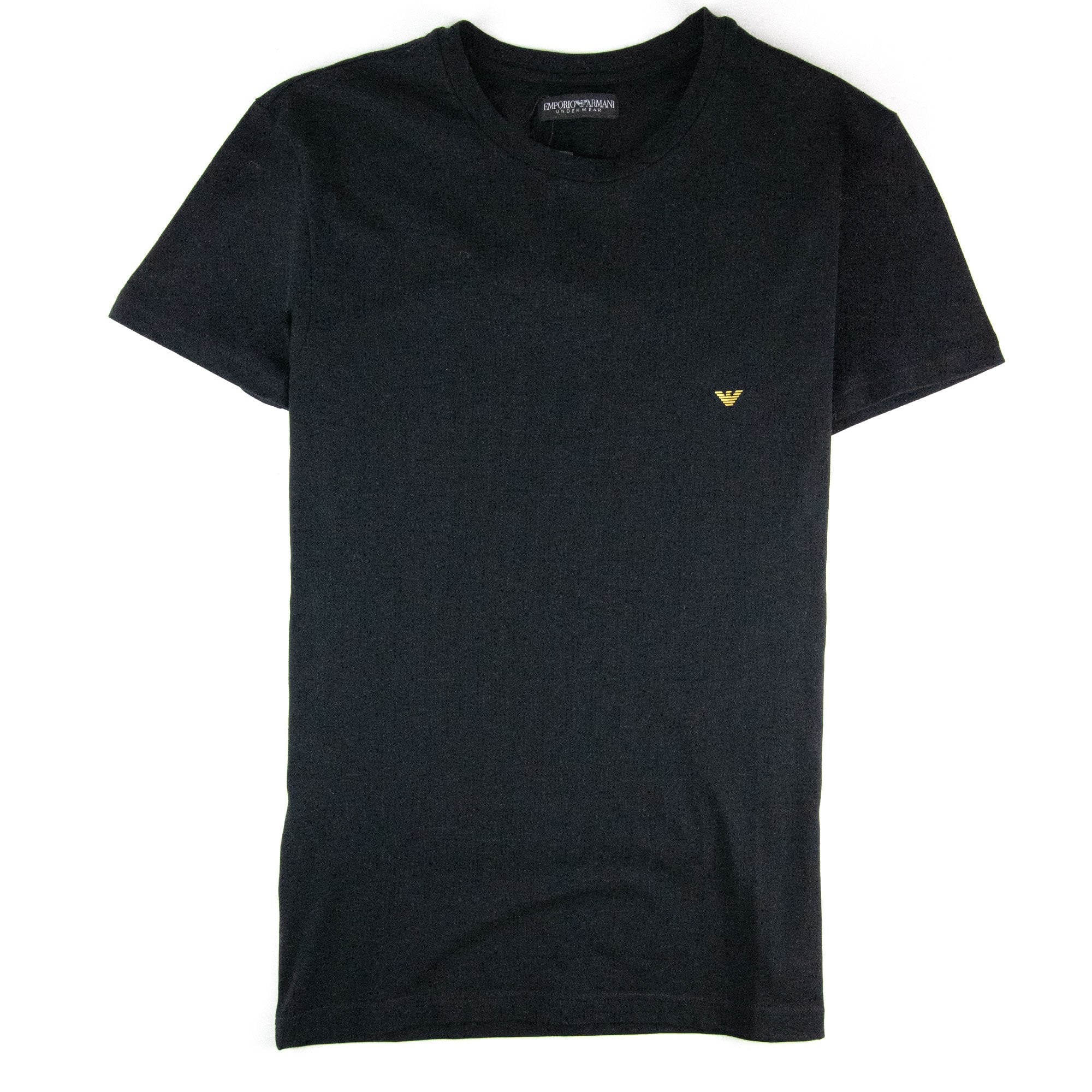 Emporio Armani Ealge Y Logo S/s T Shirt Black