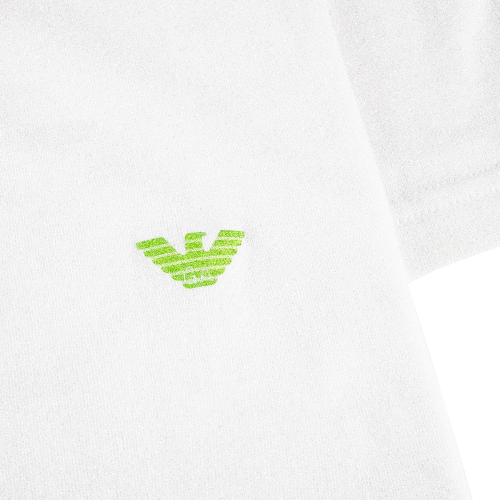 Emporio Armani Eagle Logo T Shirt White