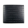 Armani Jeans Embossed Logo Wallet Black