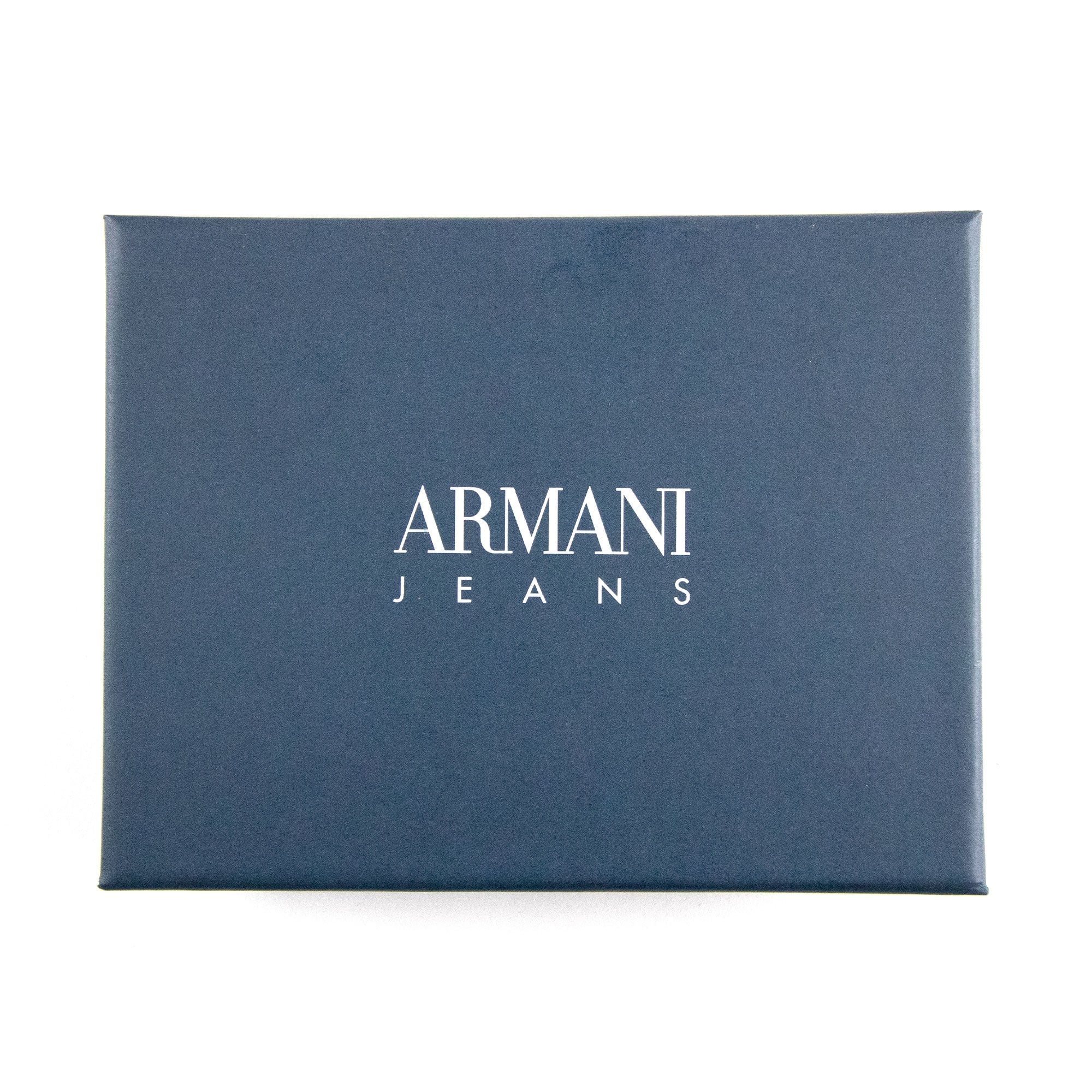 Armani Jeans Embossed Logo Wallet Black