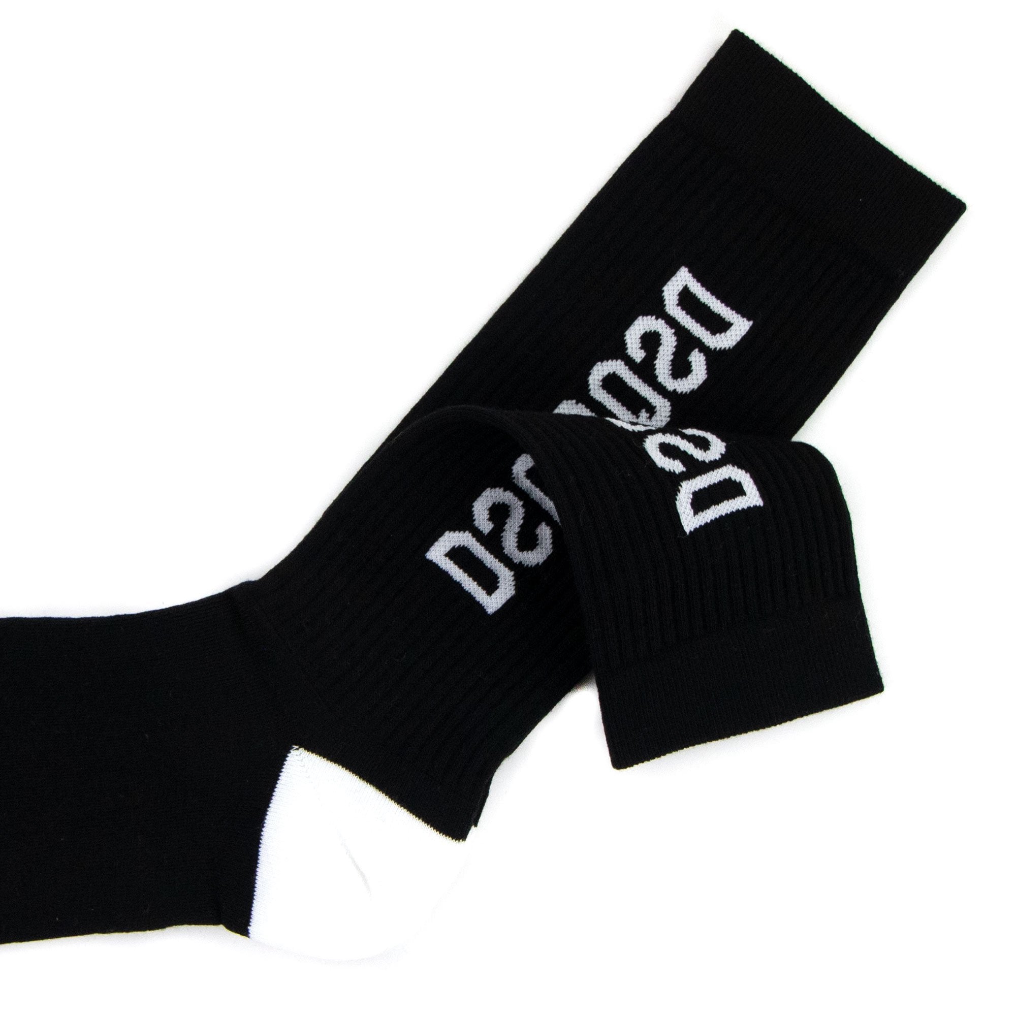 Dsquared2 Swim Shorts & Underw Dsq2 Mid Socks Black