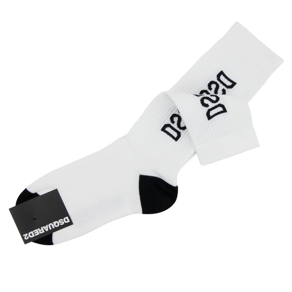 Dsquared2 Swim Shorts & Underw Dsq2 Mid Socks White