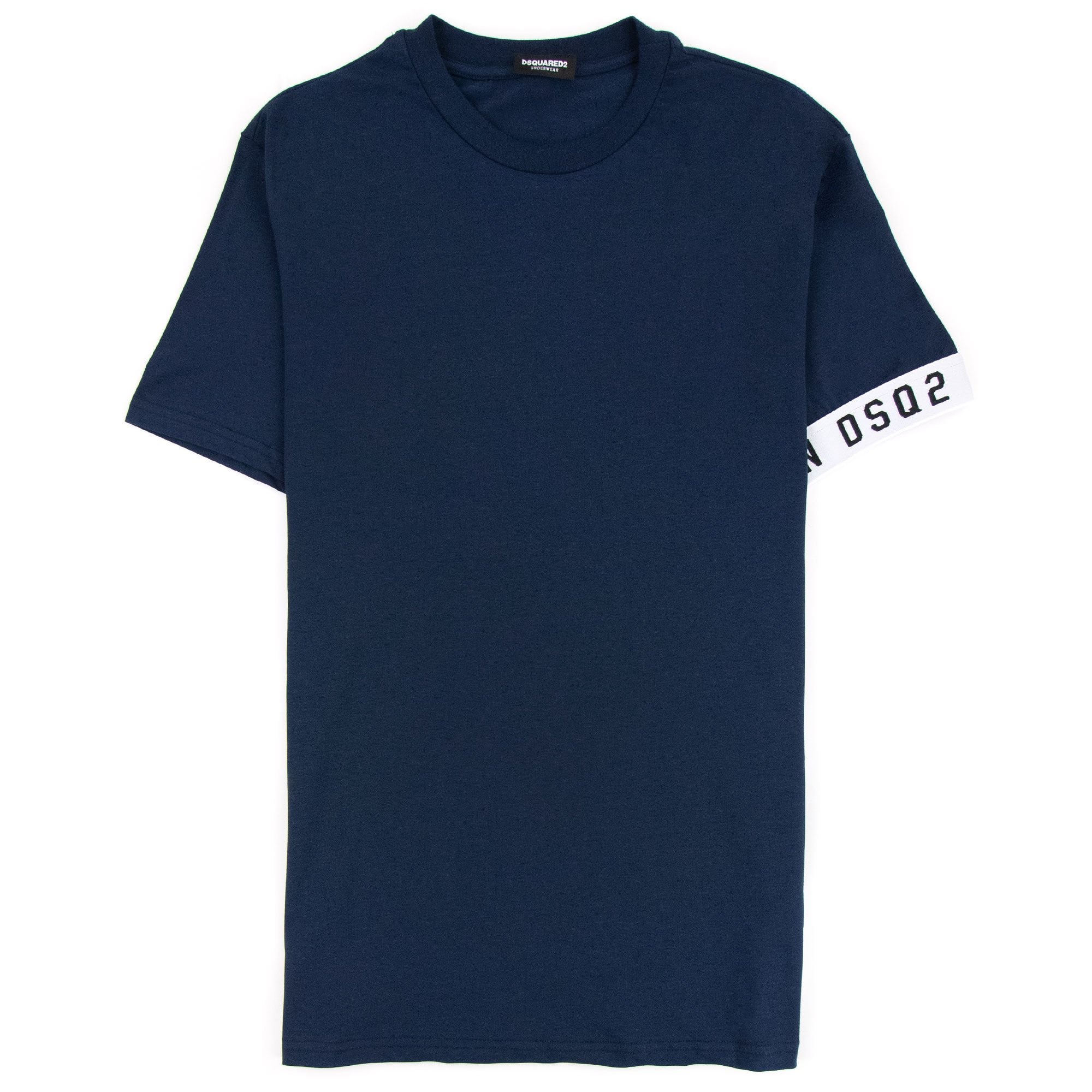 Dsquared2 Underwear Dsq2 Icon Arm Band T-shirt Navy/white