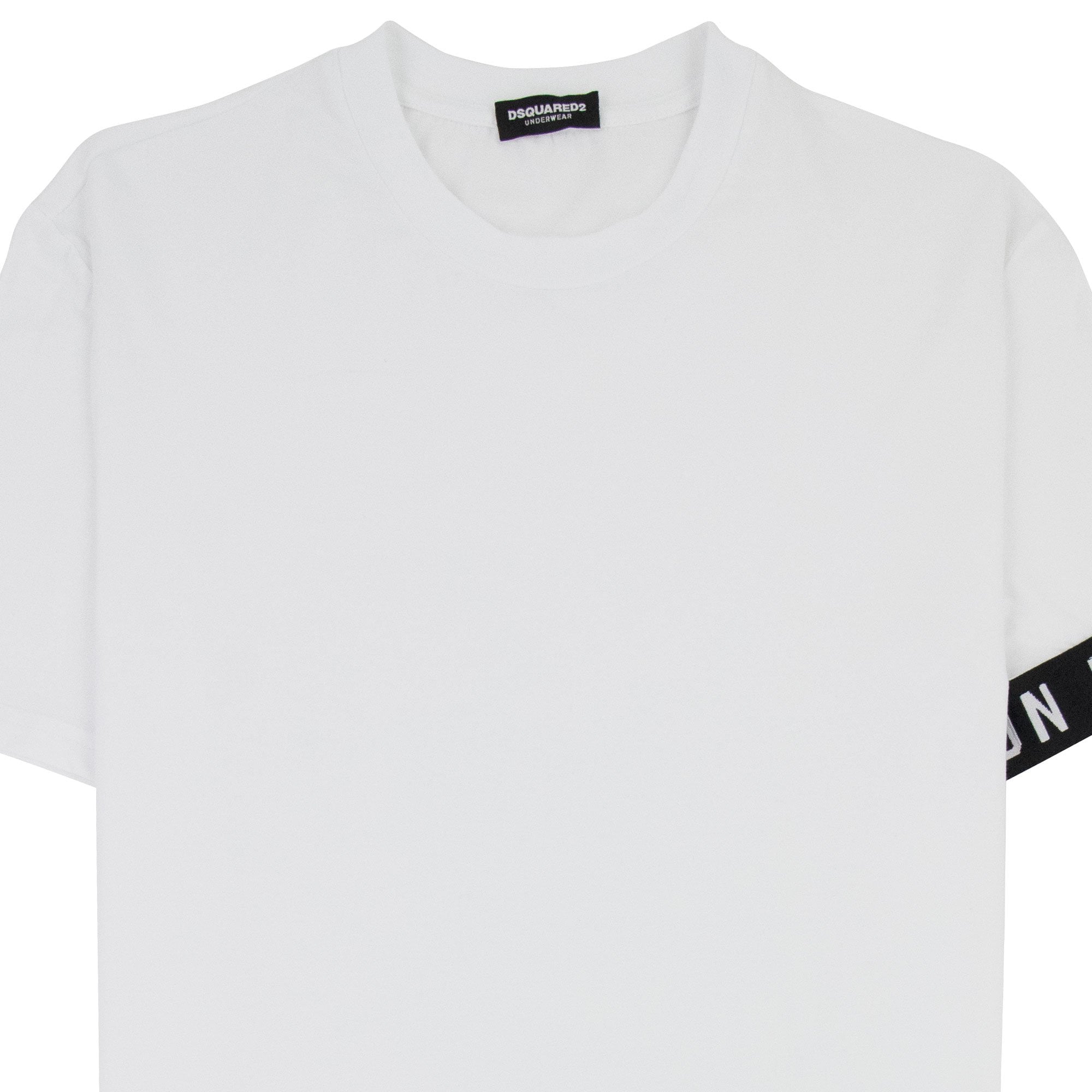Dsquared2 Swim Shorts & Underwear Dsq2 Icon Arm Band T-shirt White/black