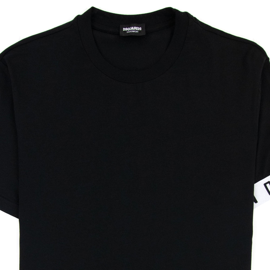 Dsquared2 Swim Shorts & Underw Dsq2 Icon Arm Band T-shirt Black/white
