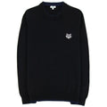 Kenzo Small Tiger Chest Logo Knitted Sweatshirt Black/blue