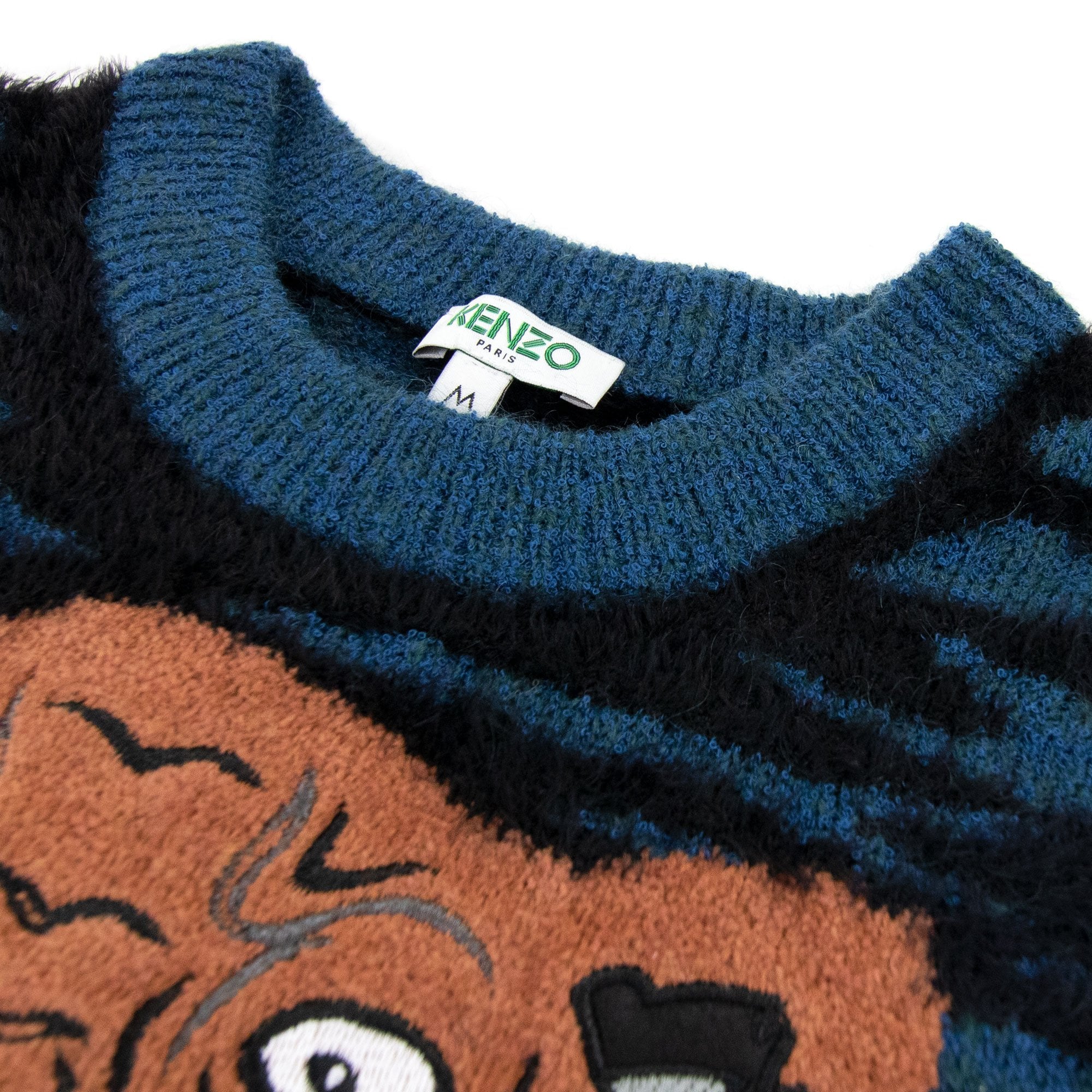 Kenzo Claw Tiger Jumper Blue/orange
