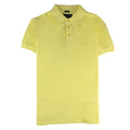 Armani Jeans Aj Eagle Chest Logo S/s Polo Yellow