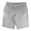 Armani Jeans Aj Rubber Logo Cotton Shorts Melange Grigio