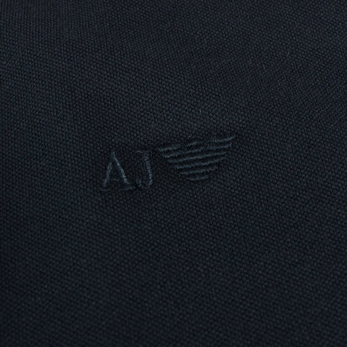Armani Jeans Twin Tipped Slim Fit Polo Navy Blue