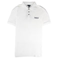 Armani Jeans Chest & Back Logo S/s Polo White