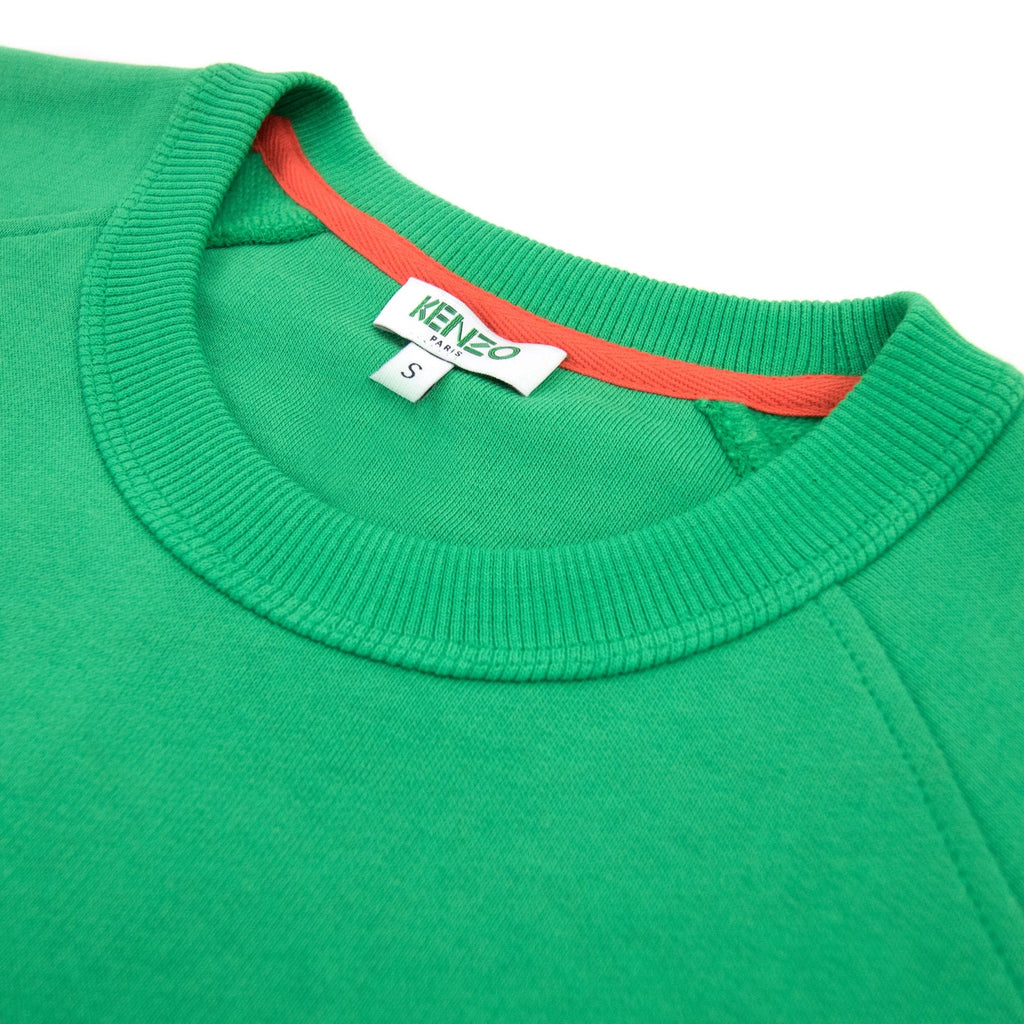 Kenzo Tiger Raglan Sweatshirt Green