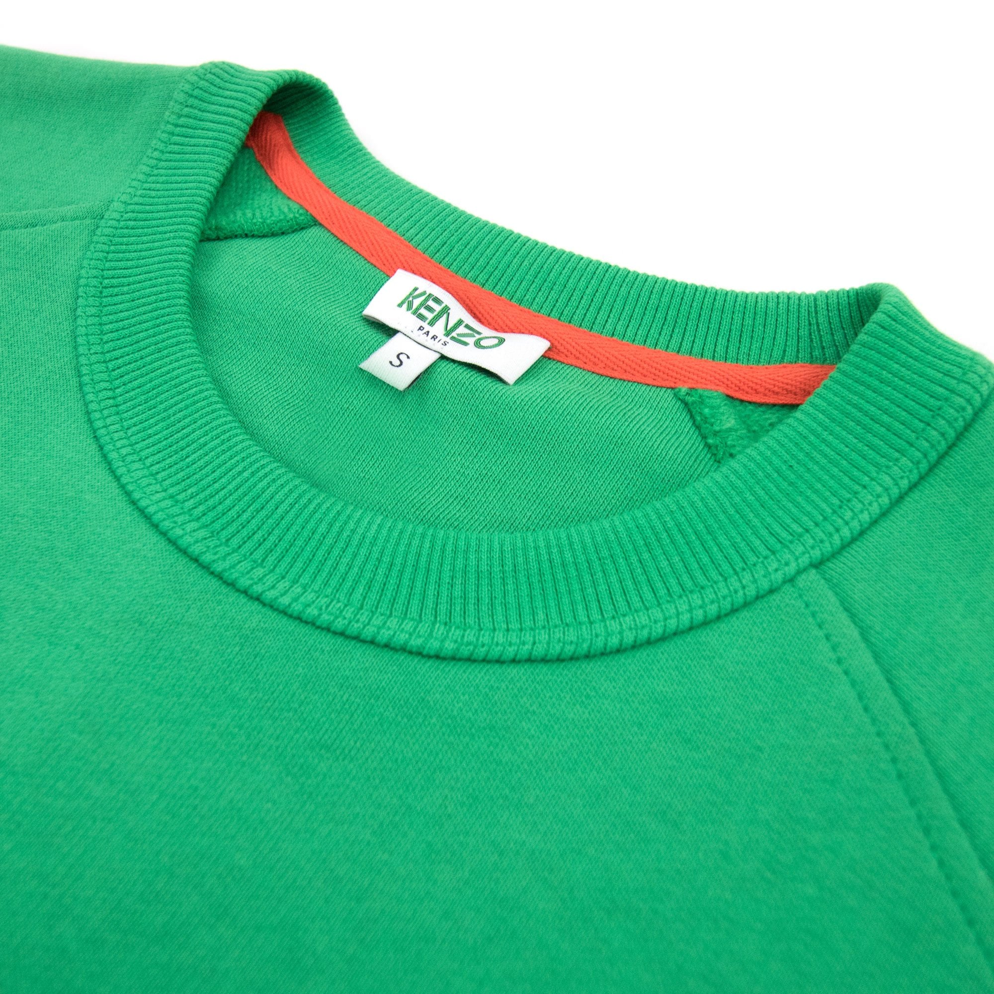 Kenzo Tiger Raglan Sweatshirt Green