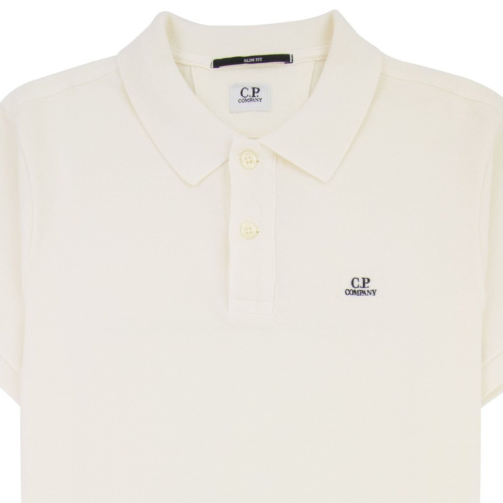 CP Company Chest Logo Polo Off White 103