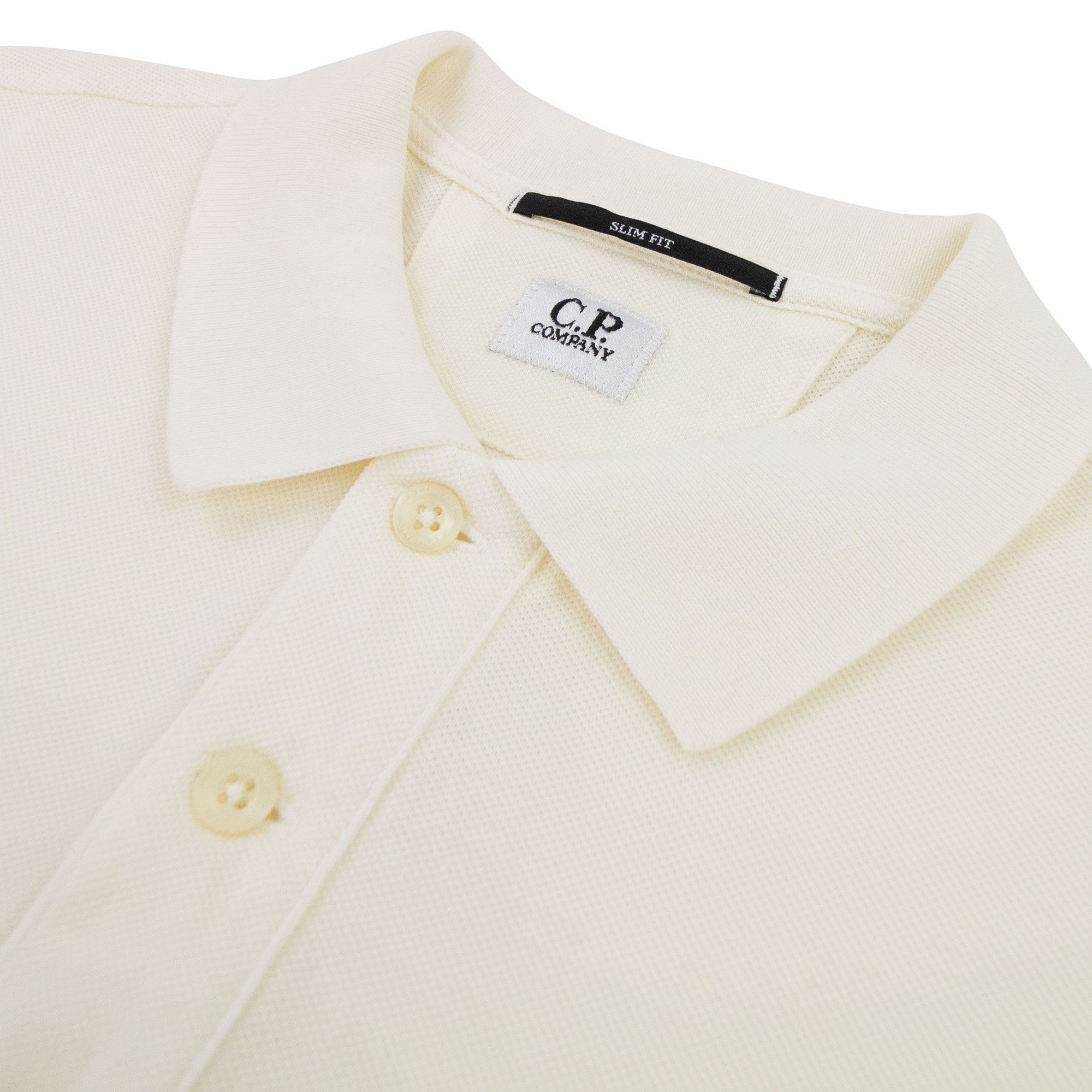 CP Company Chest Logo Polo Off White 103