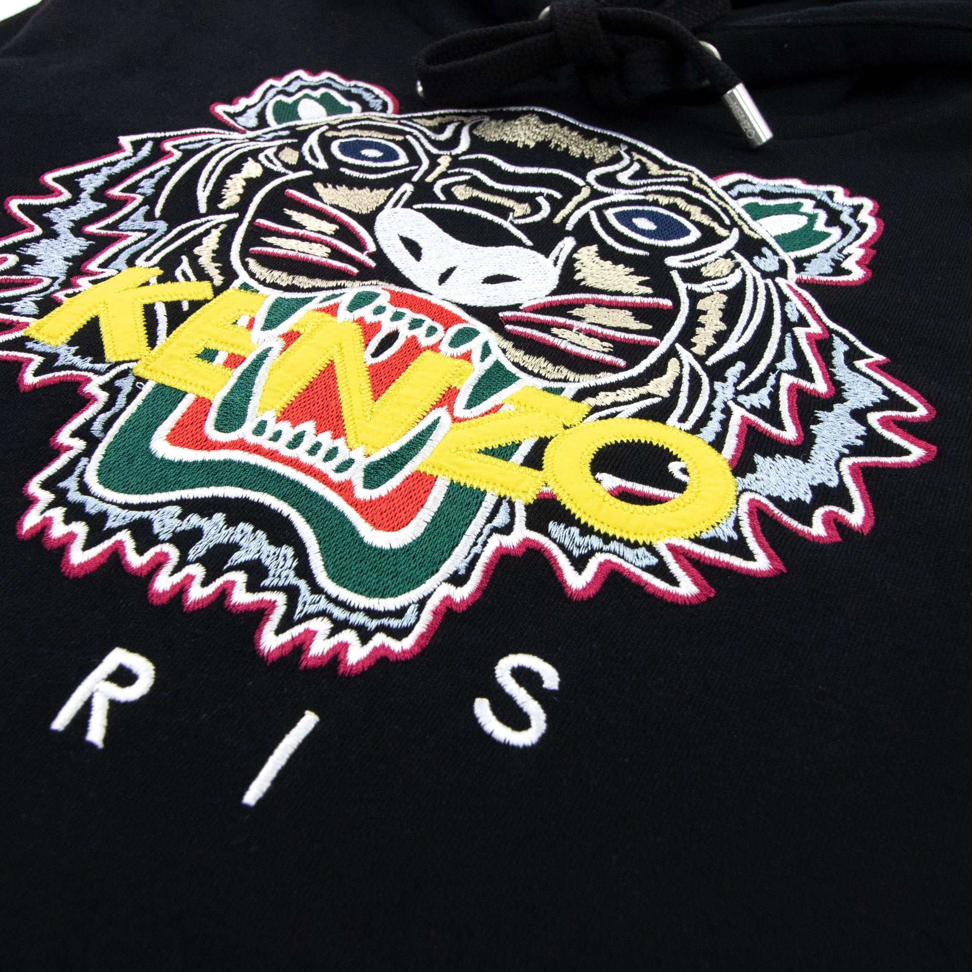Kenzo Tiger Hooded Sweatshirt Black/yellow