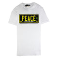 Love Moschino Peace Logo Printed T Shirt White