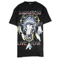 Dsquared2 Live Tour Printed T Shirt Black