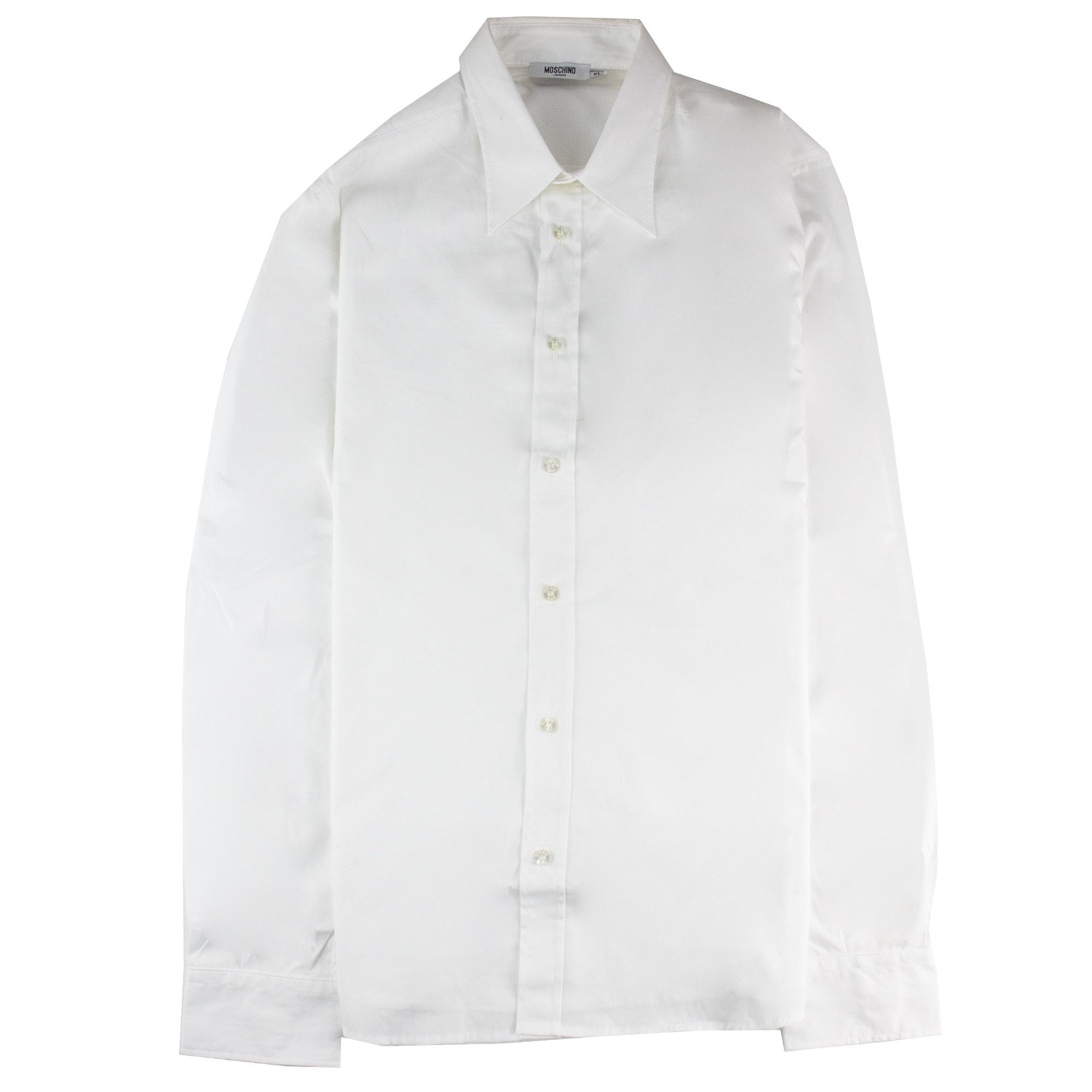 Moschino Back Logo L/s Shirt White