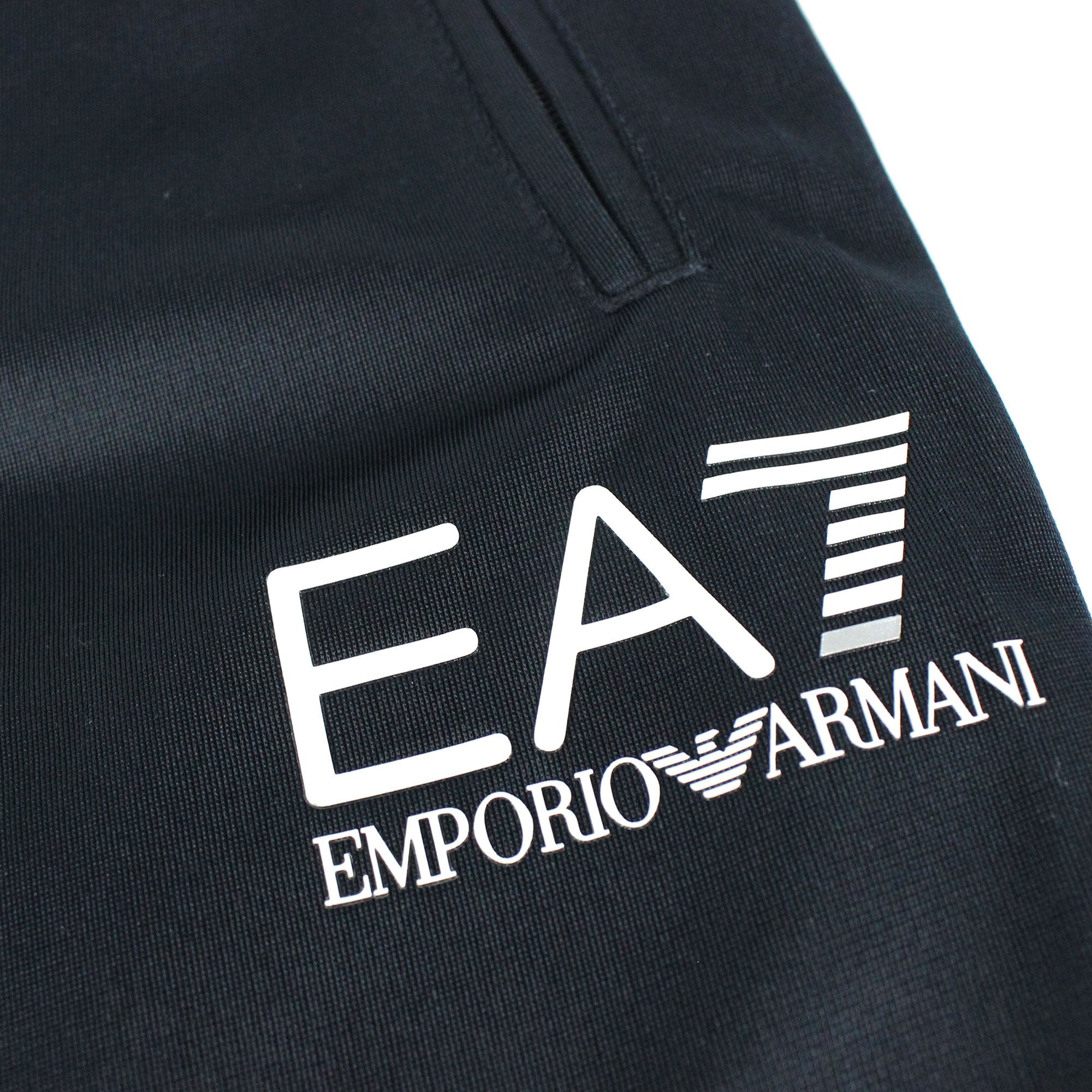 Ea7 Logo Straight Cuff Tracksuit Pants Navy
