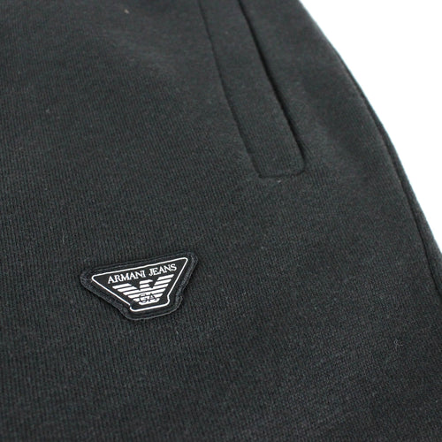 Armani Jeans Eagle Logo Jogging Pants Black