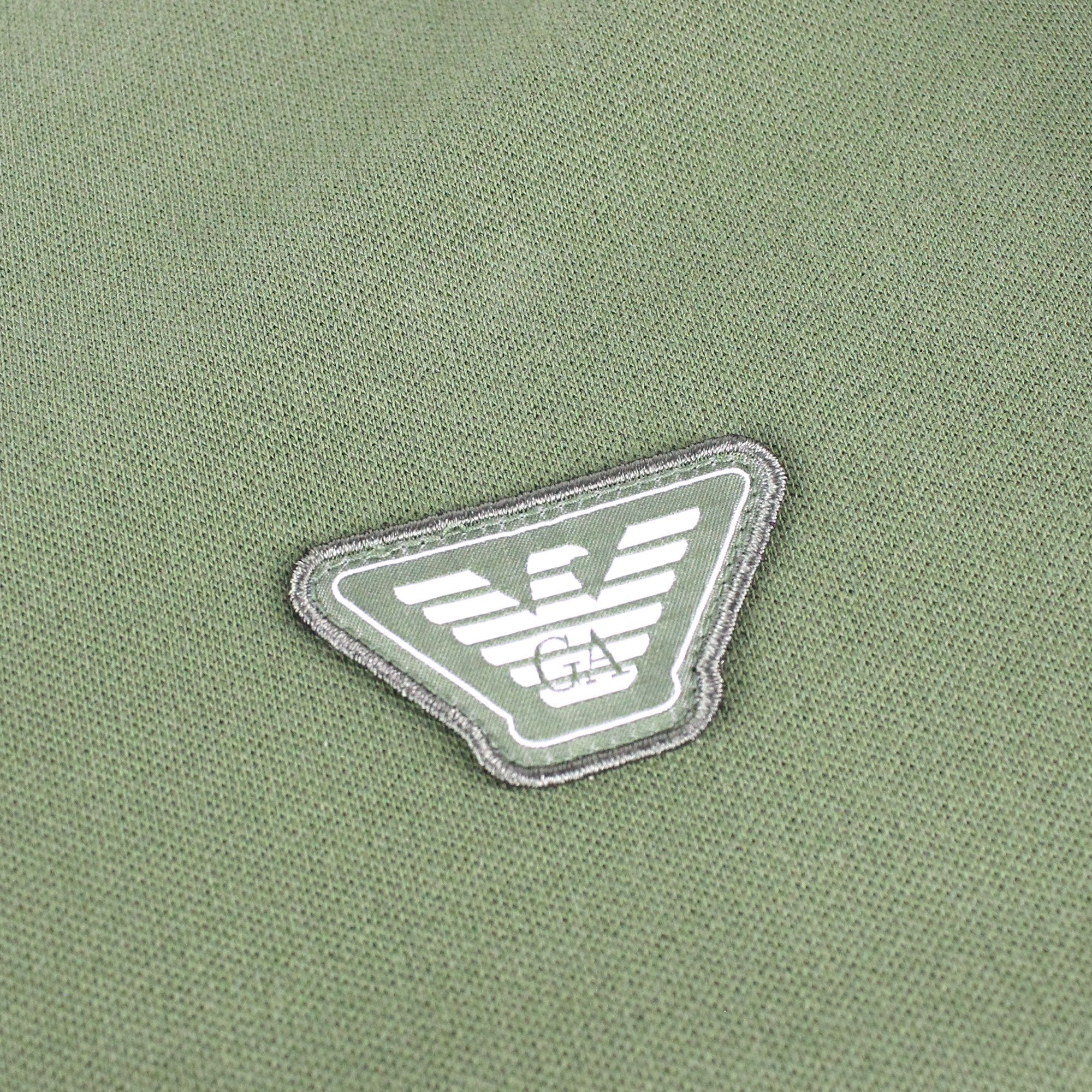 Emporio Armani Twin Tapped Eagle Logo S/s Polo Verde Green