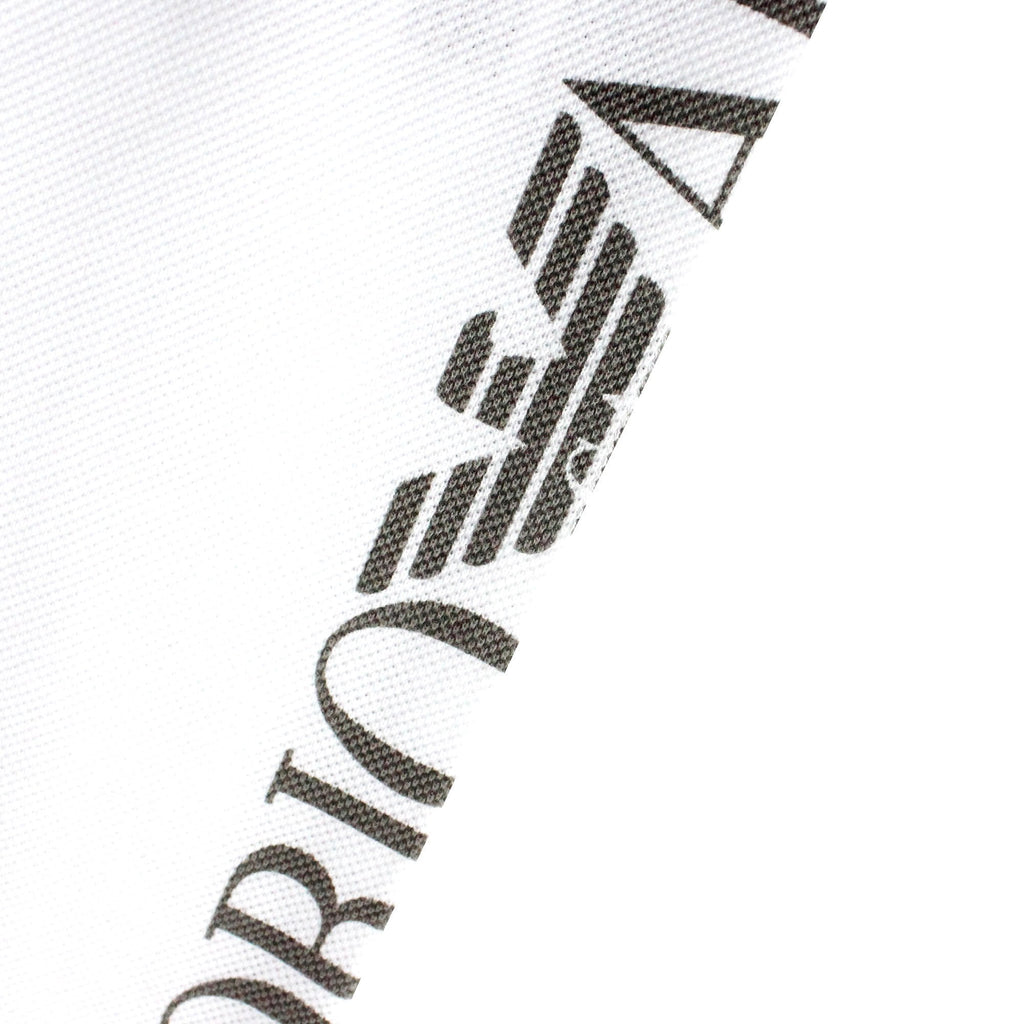 Emporio Armani Side Logo S.s Polo Shirt White