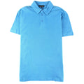 Emporio Armani Stripe Back Logo S/s Polo Turquoise