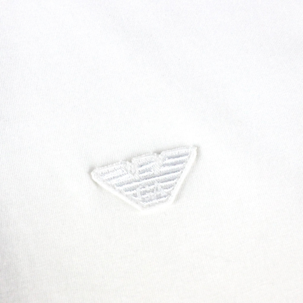 Emporio Armani Hidden Placket S/s Polo Bianco Ottico