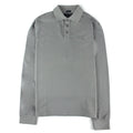 Armani Jeans Aj Eagle Logo Long Sleeve Polo Shirt Grigio Grey
